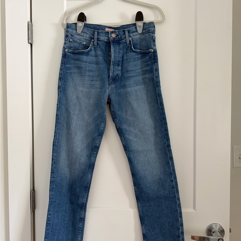 Women’s Jeans Mother the Tomcat Ankle Fray